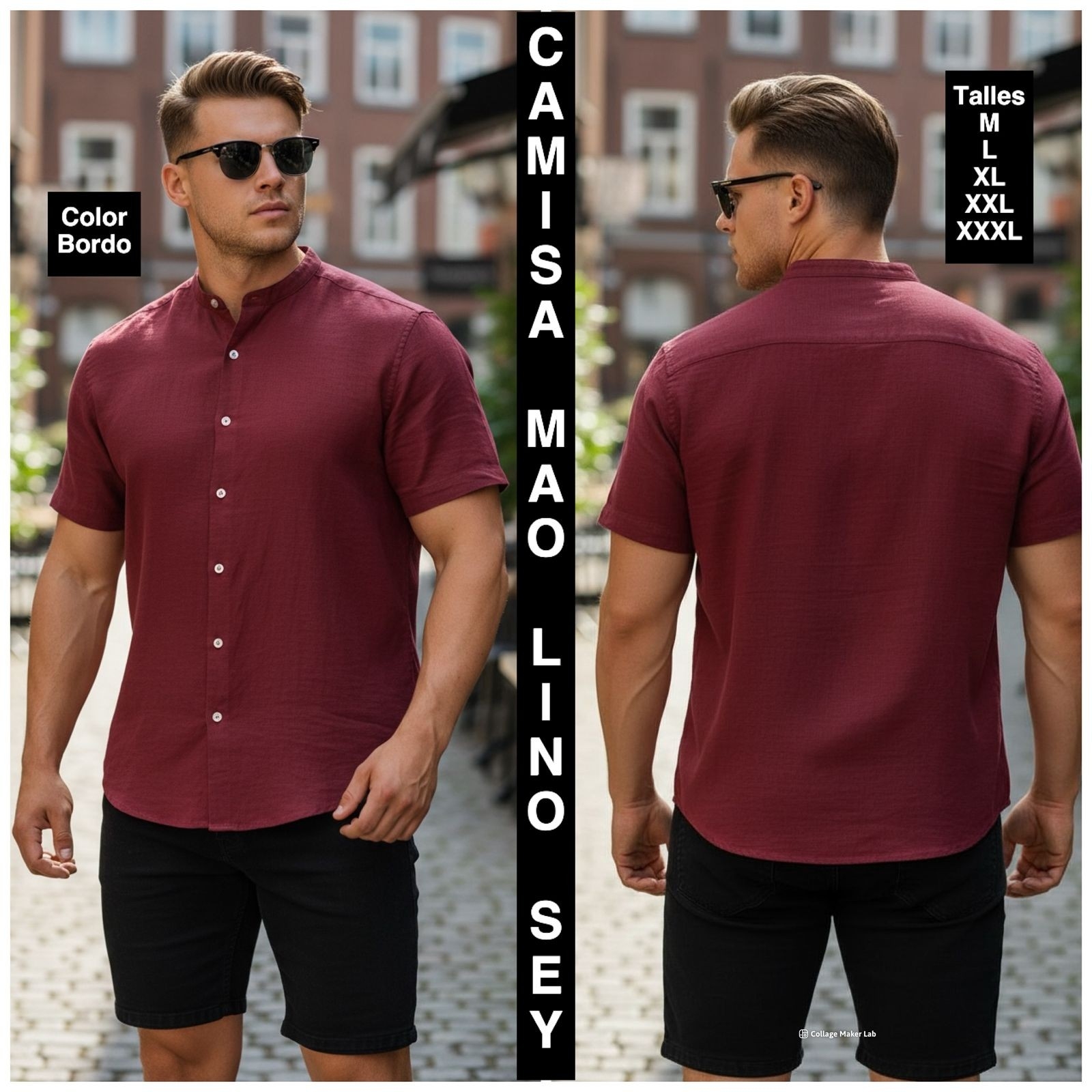 Camisa Cuello Mao de Lino Sey - Imagen 3