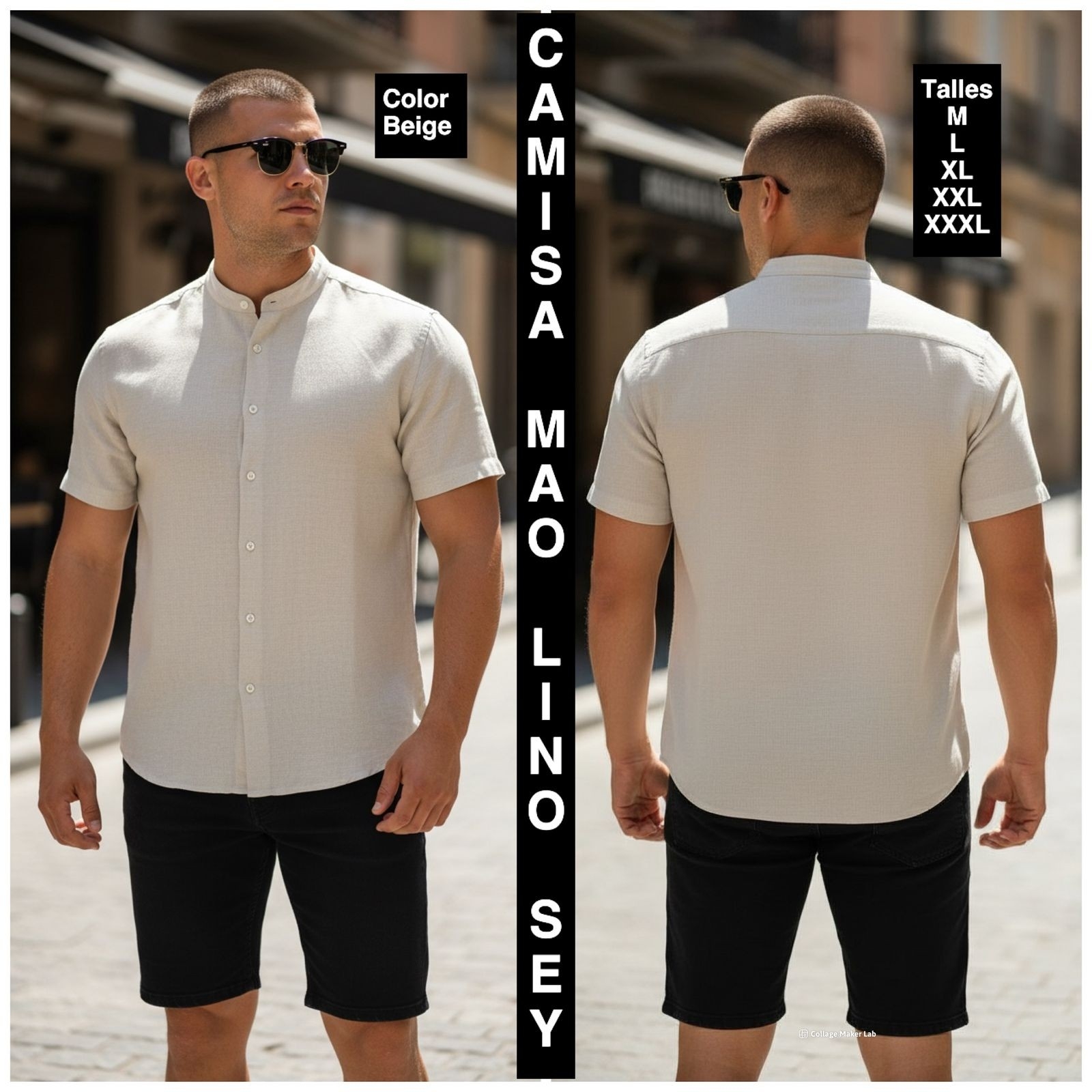 Camisa Cuello Mao de Lino Sey - Imagen 5