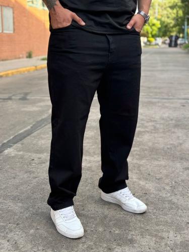 Pantalón Clásico Talle Especial Negro
