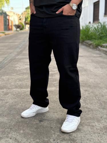 Pantalón Clásico Talle Especial Negro - Miniatura 2