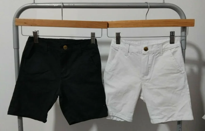 Bermuda Corte Chino Gabardina