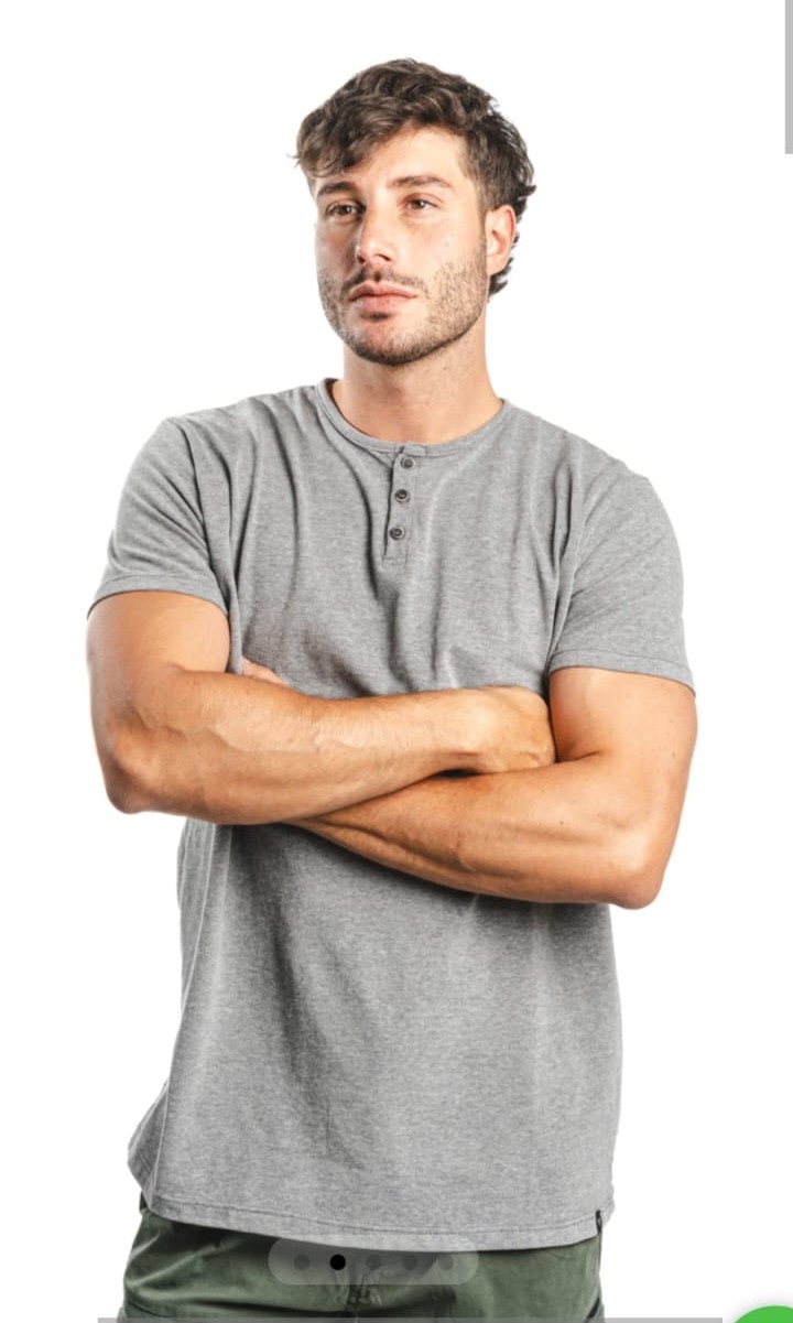 Remera de Hombre con Botón - Imagen 2