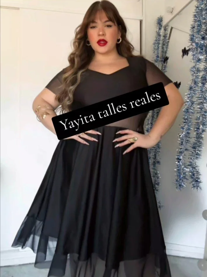Vestido de Fiesta Talle Grande - Imagen 2