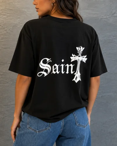 Remera Boxy Saint