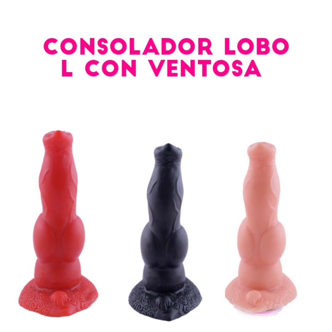 Consolador Lobo M con Ventosa - Imagen 3