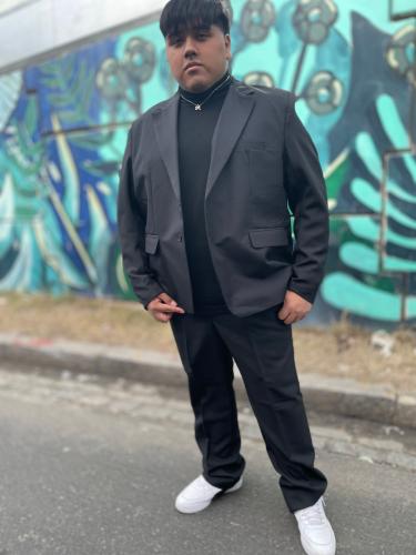 Traje Talle Especial de Hombre Liso - Miniatura 6