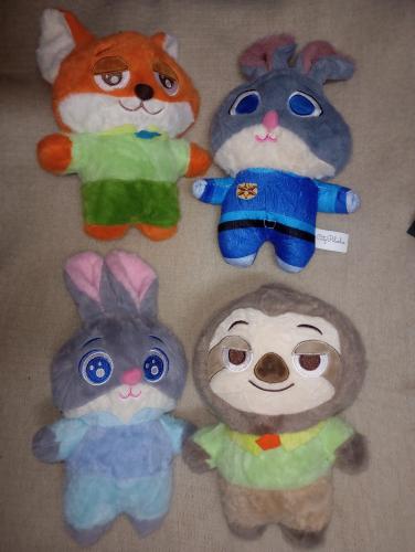 Peluches de Zootopia
