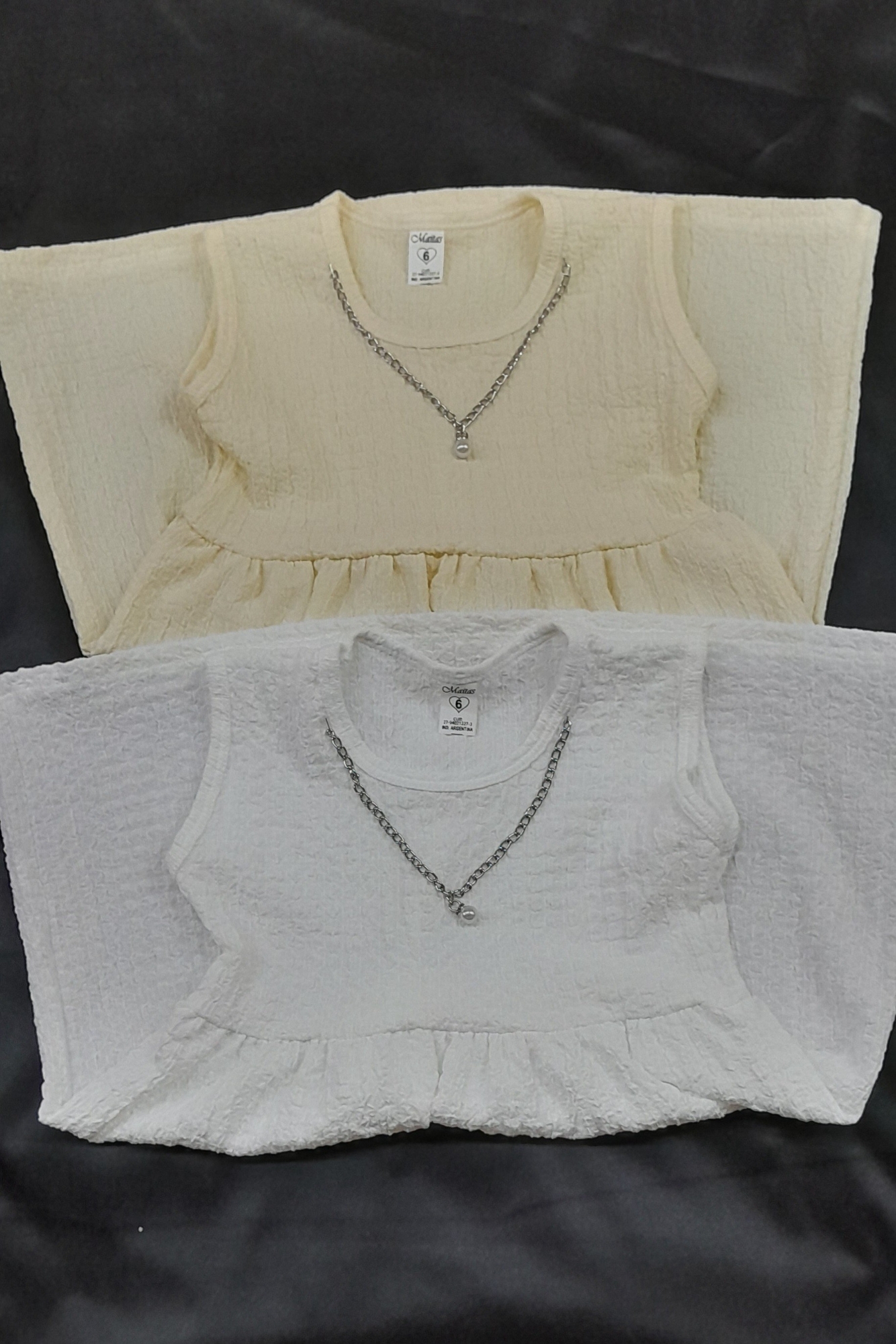 Vestidos de Haway en Blanco y Crema - Imagen 3