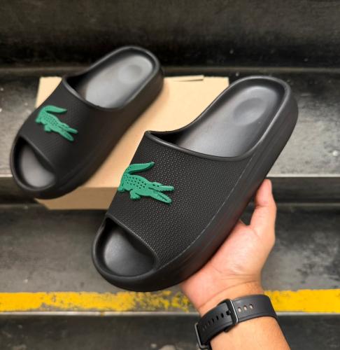 Ojotas Lacoste Black - Miniatura 2