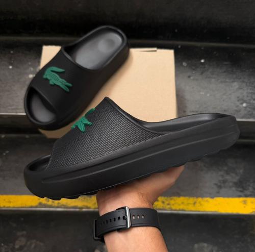 Ojotas Lacoste Black - Miniatura 4