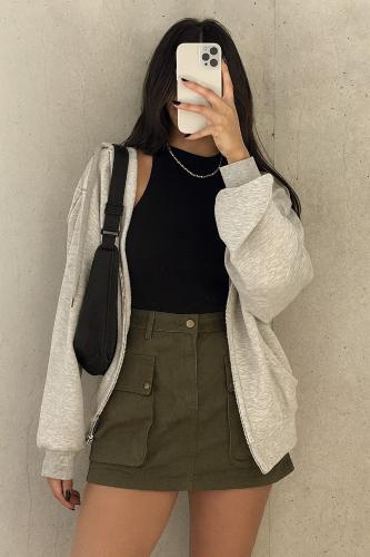 Pollera Mini de Gabardina Premium