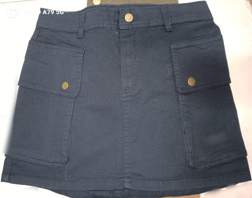 Pollera Mini de Gabardina Premium - Miniatura 3