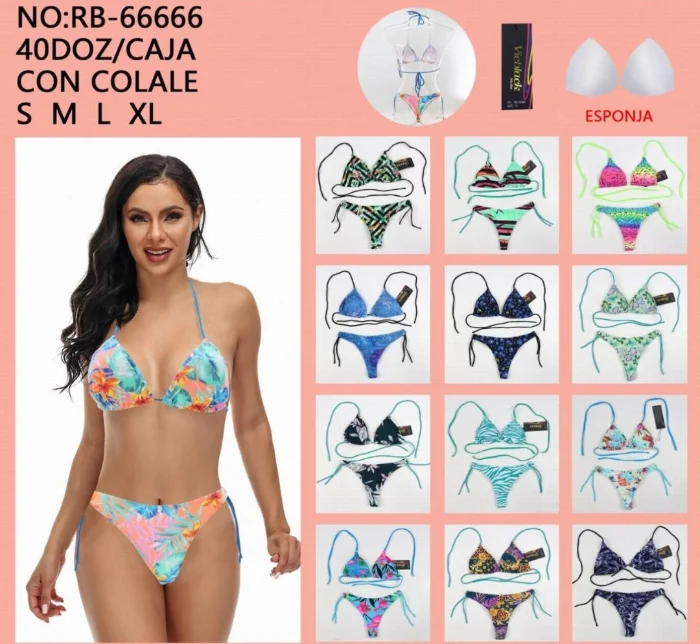 Bikini Triángulo de Laycra Anti Cloro