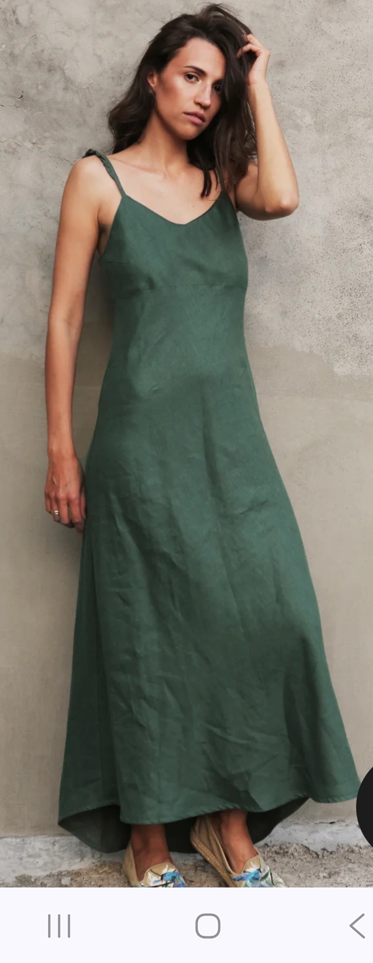 Vestido Largo de Lino - Imagen 2