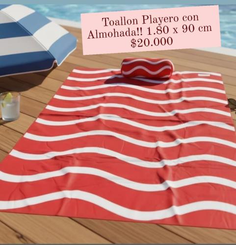 Toallón Playero con Almohada