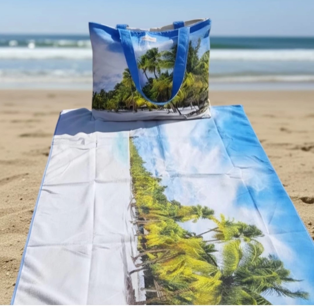 Toallón Playero con Bolso - Imagen 3