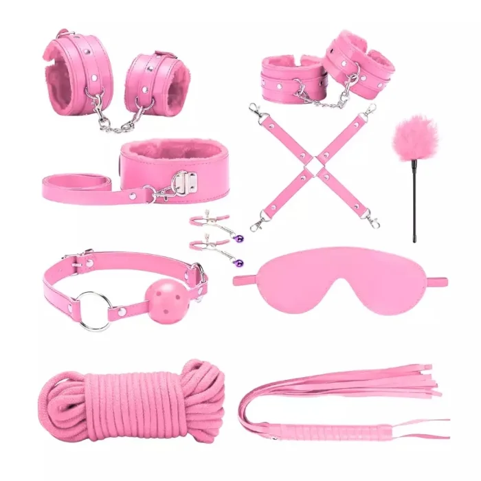 Kit Sado 3 Colores Combo  Completo Dominación Fetiche  Bdsm