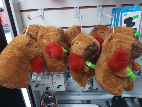 Peluche Capibara y Bolsos de Personajes