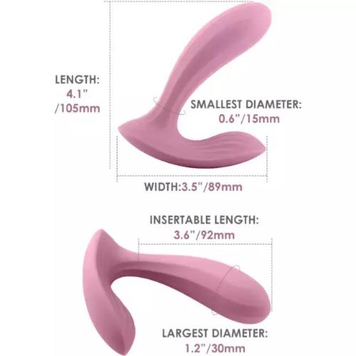 Erica: Vibrador Punto G y Clítoris con App