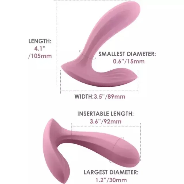 Erica: Vibrador Punto G y Clítoris con App