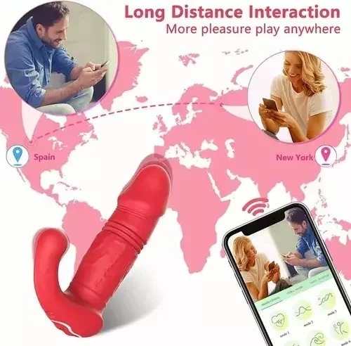 Mr Prost Masajeador Prostático Telescópico con Mando a Distancia y App