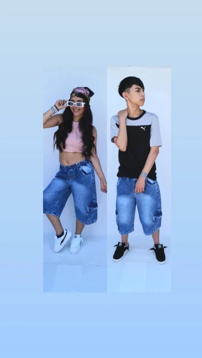 Bermuda Baggi Teens con Elastico