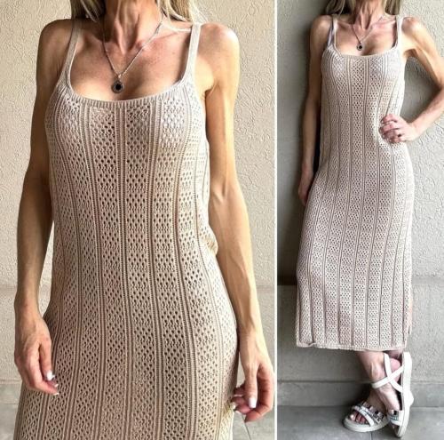 Vestido de Hilo con Lycra