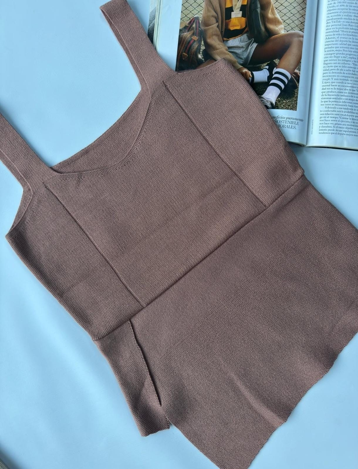 Musculosa de Hilo con Lycra - Imagen 2