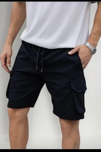Bermudas Cargo de Gabardina