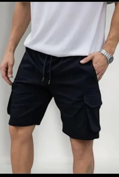 Bermudas Cargo de Gabardina