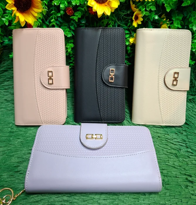 Billeteras de Cuero Pu con Broche Excelente Calidad .