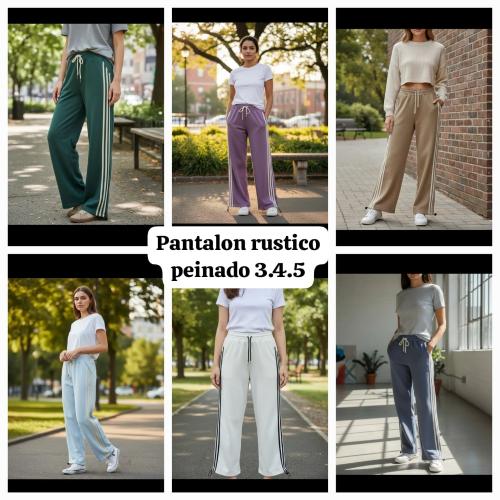 Pantalon Rustico Peinado