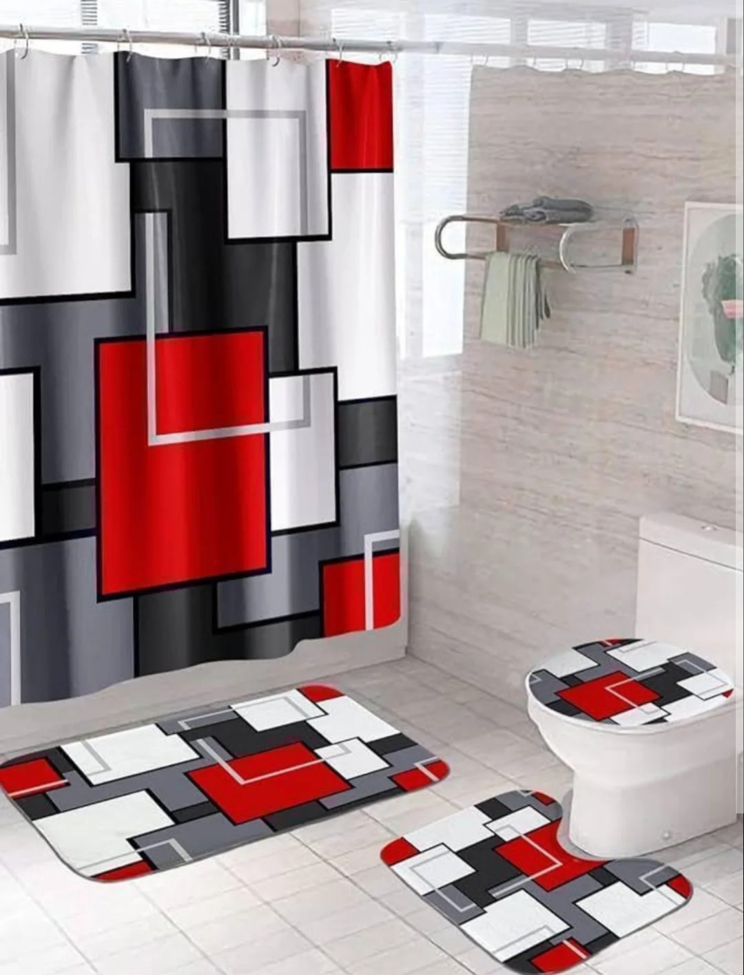 Set de Baño 4 Piesas Línea Casaeter - Imagen 2