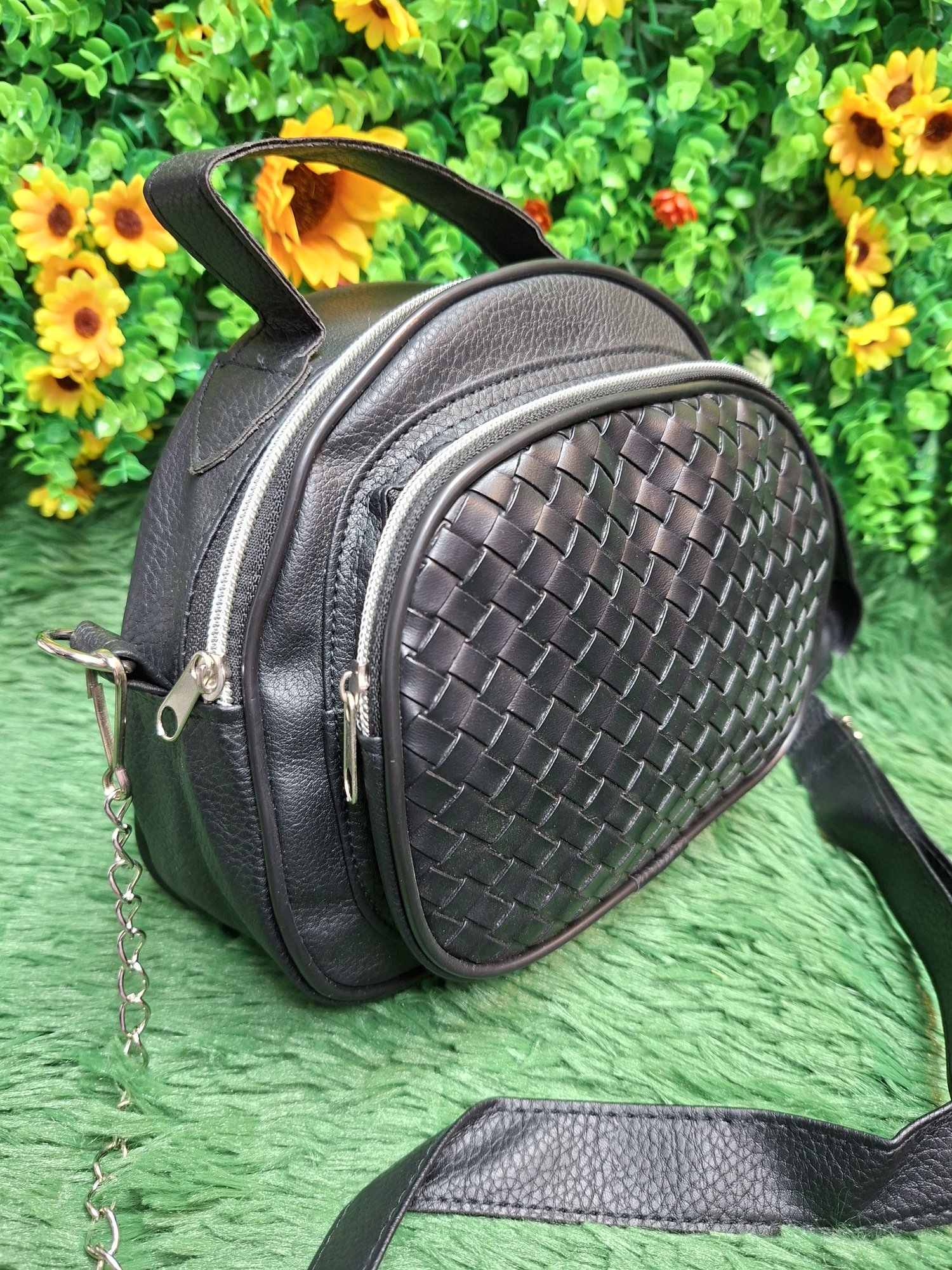 Morral Cuero Ecológico Excelente Calidad - Imagen 2