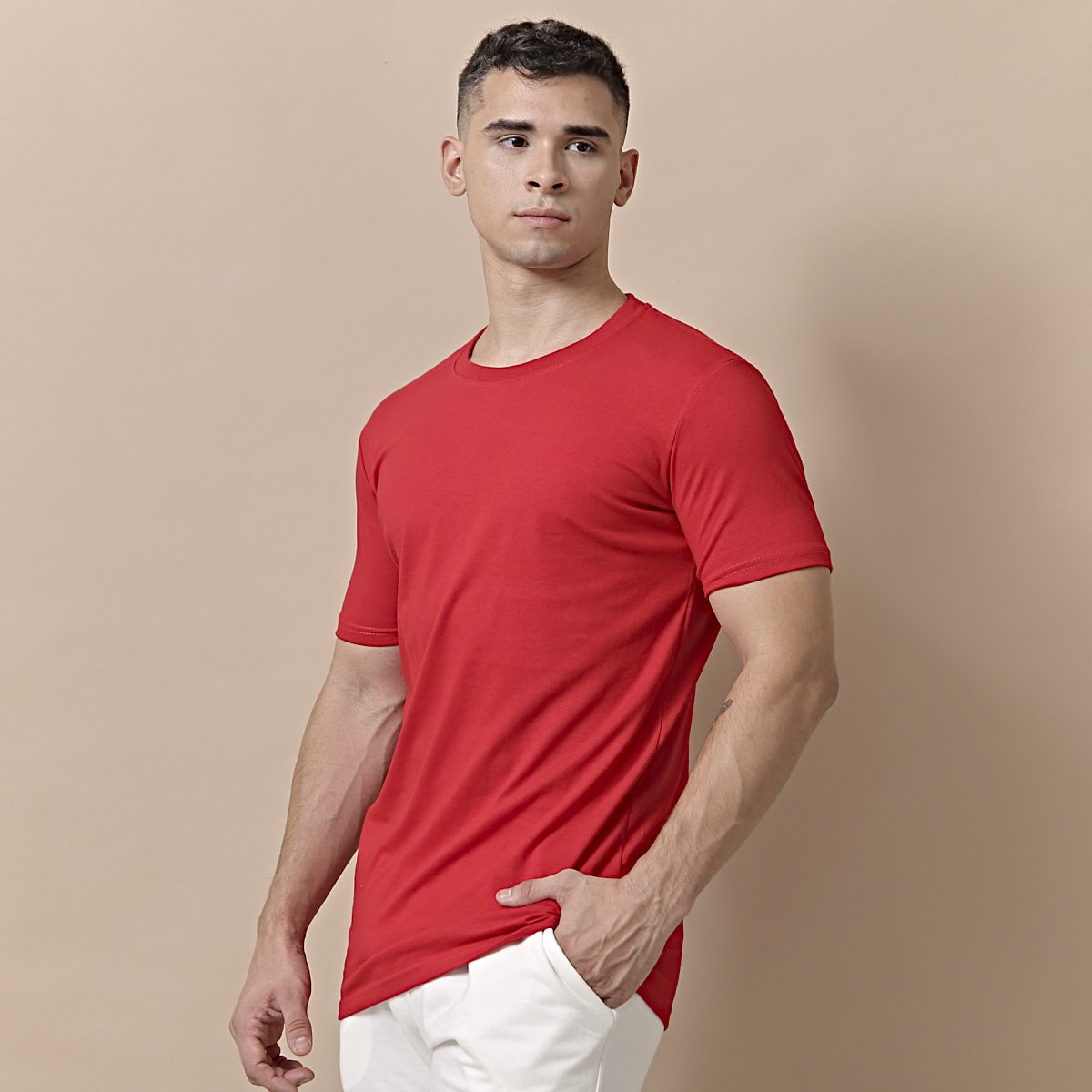 Remera Básica Algodón Peinado - Imagen 1