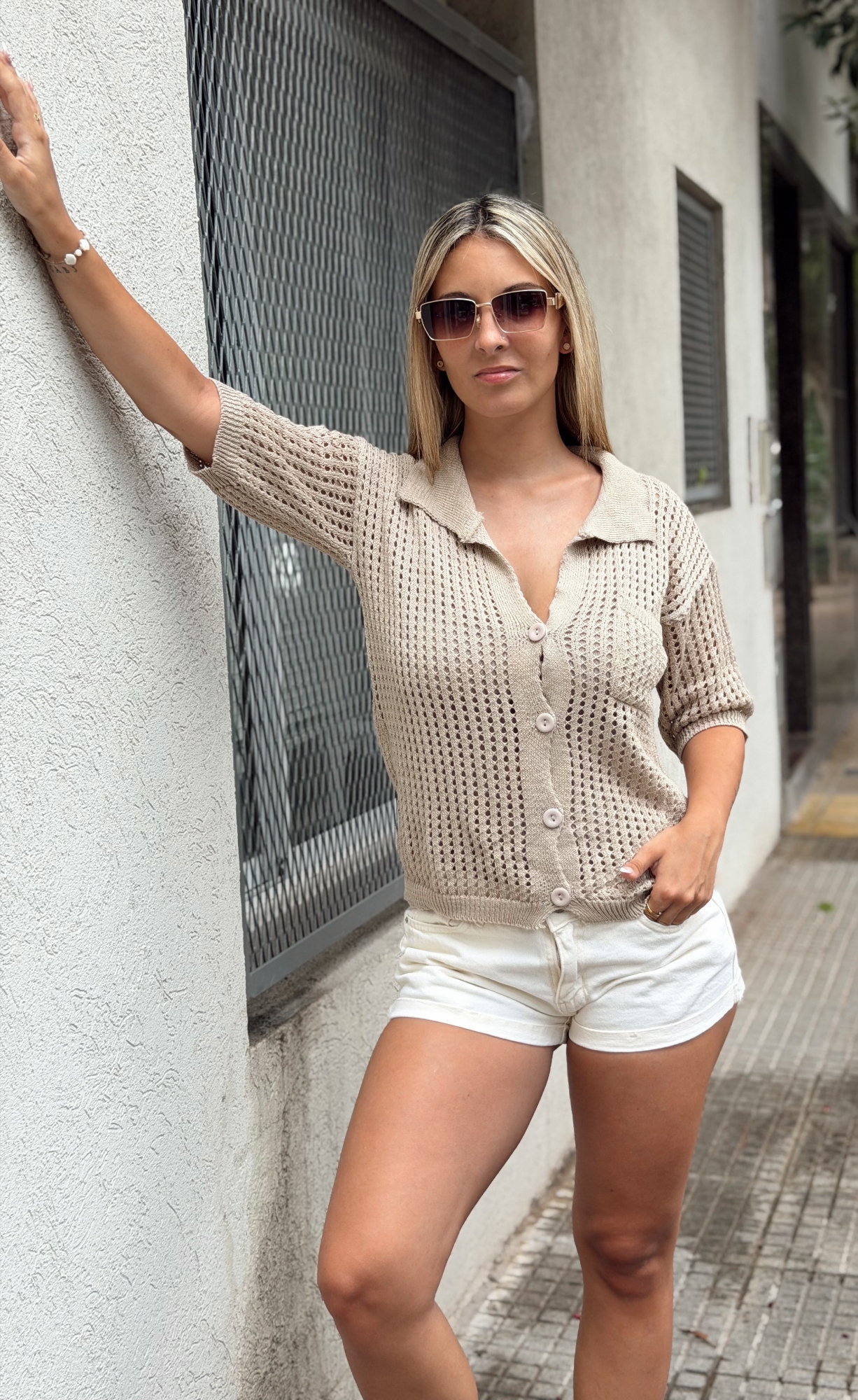 Camisas Calados Hilo Algodón - Imagen 2