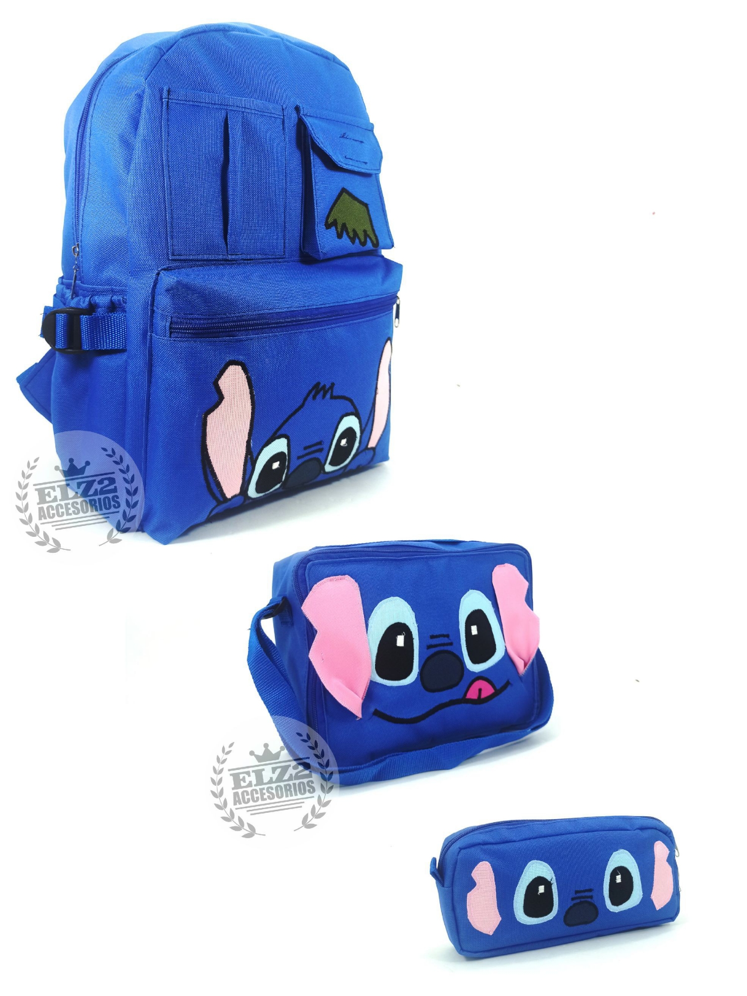 Mochilas de Stich en Set por Tres - Imagen 2