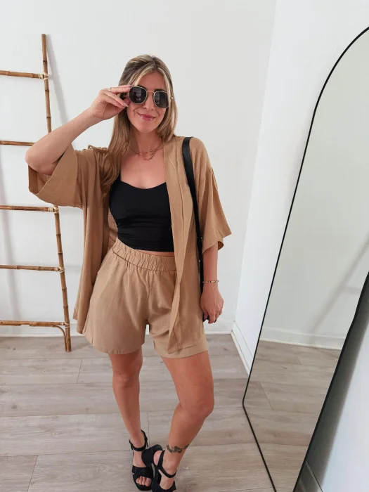 Conjunto Kimono+short