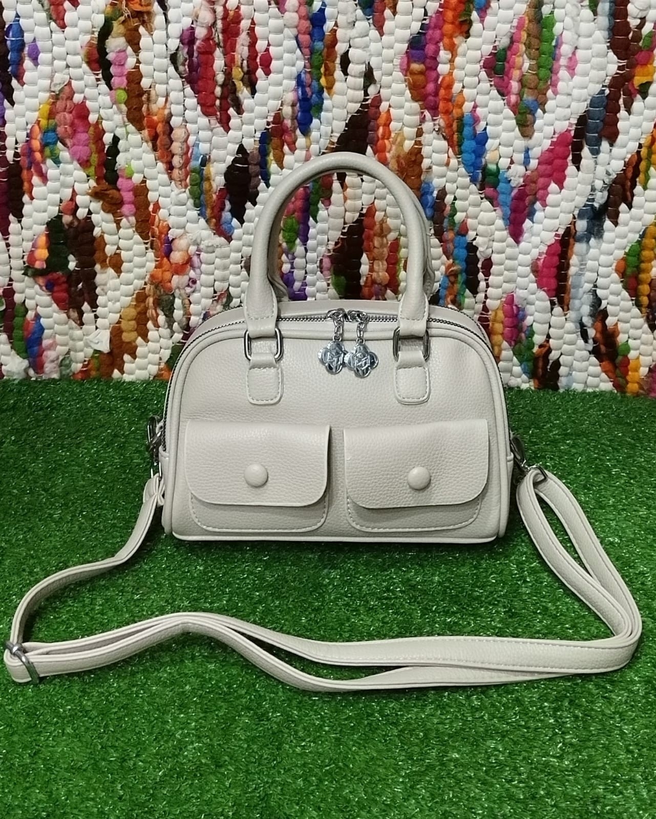 Carterita Morral de Cuero Pu Excelente Calidad . - Imagen 2