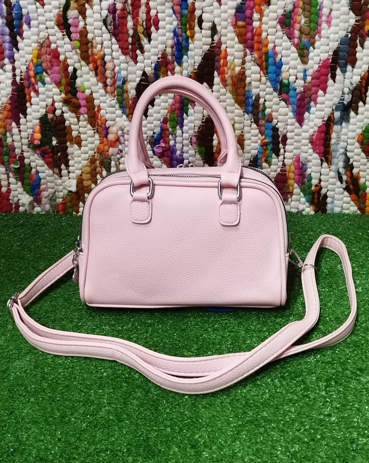 Carterita Morral de Cuero Pu Excelente Calidad . - Imagen 3