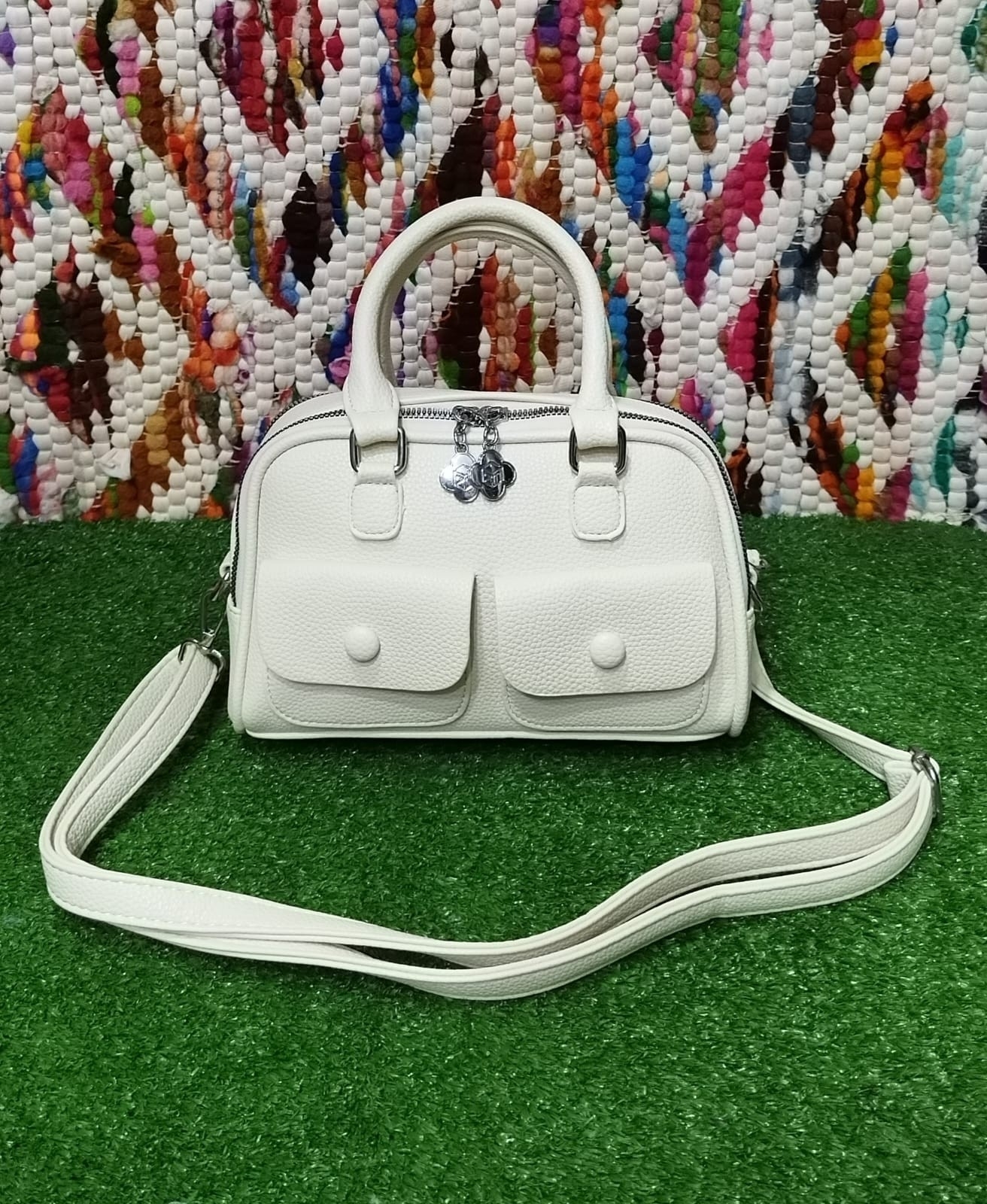 Carterita Morral de Cuero Pu Excelente Calidad . - Imagen 5