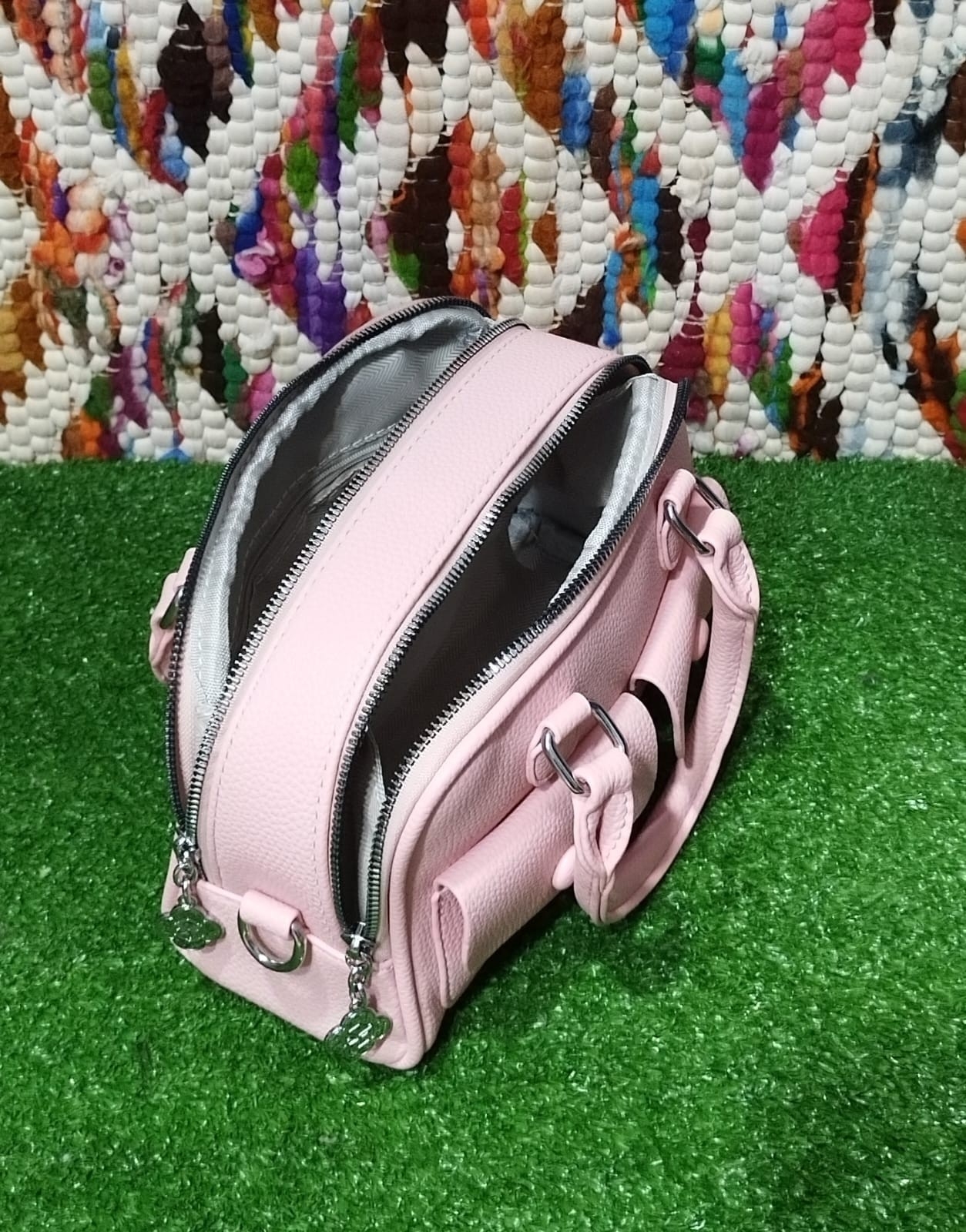 Carterita Morral de Cuero Pu Excelente Calidad . - Imagen 6