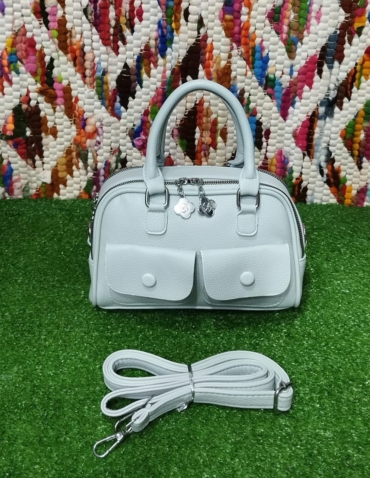 Carterita Morral de Cuero Pu Excelente Calidad . - Imagen 7