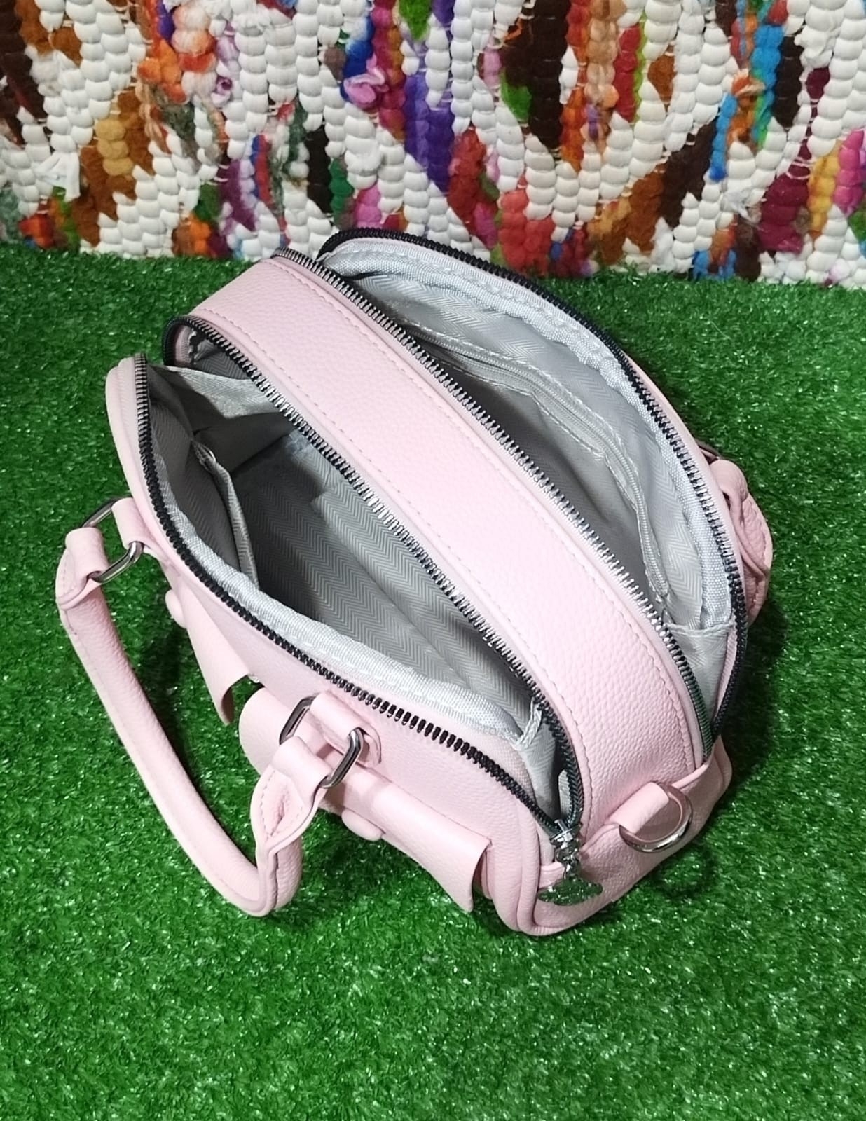 Carterita Morral de Cuero Pu Excelente Calidad . - Imagen 9