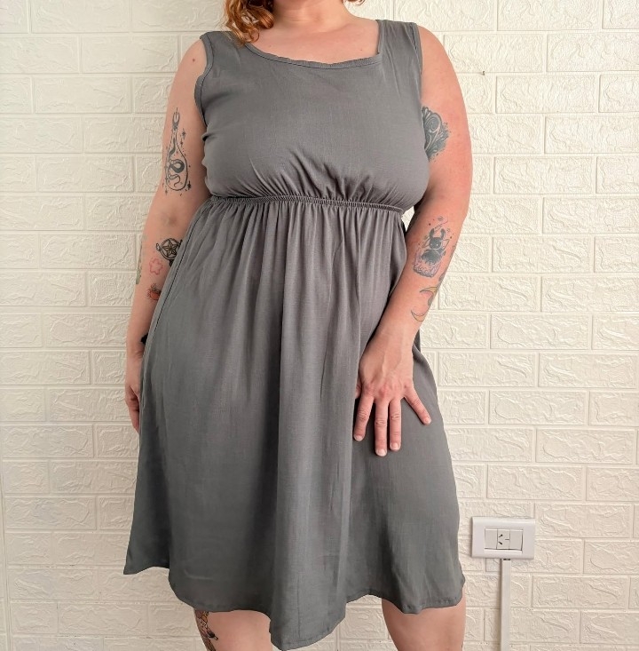 Vestido de Limo Spandex Talles Especiales - Imagen 4