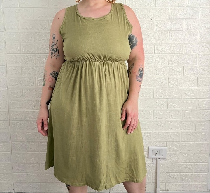 Vestido de Limo Spandex Talles Especiales - Imagen 5