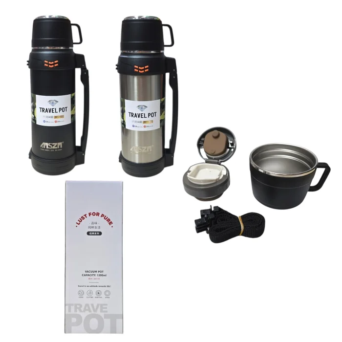 Termo Tipo Vaccum 1.200lt C/manija y Correa (t-191)
