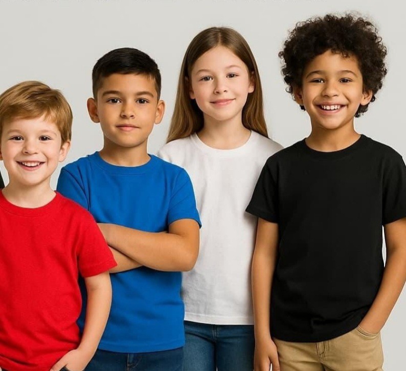 Camiseta de Escolar  Algodón Peinado - Imagen 2