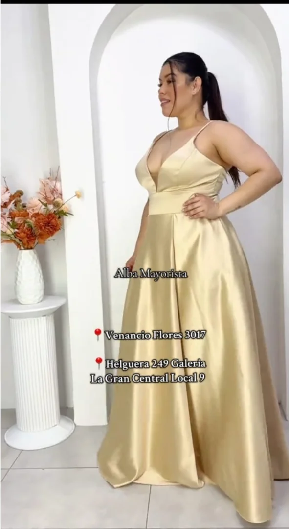 Vestido de Fiesta Importado Nivia Especial - Imagen 2