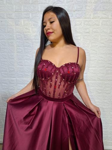 Vestido de Fiesta Importado Tuly - Miniatura 2